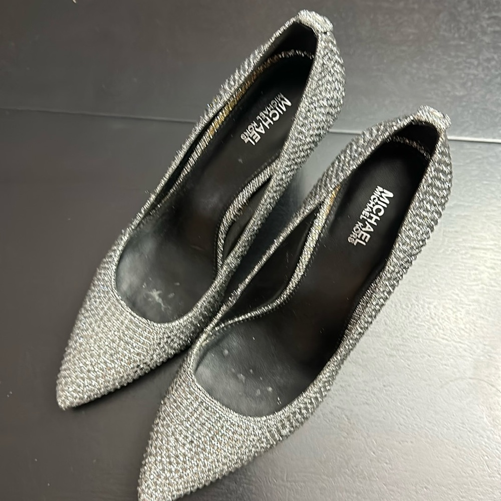 Michael Kors Heels - Silver - Size 7.5